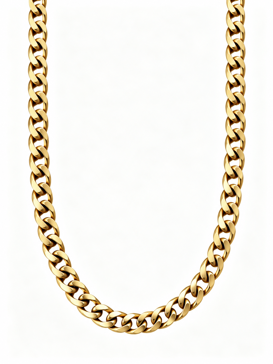 CURB CUBAN (GOLD) 8MM