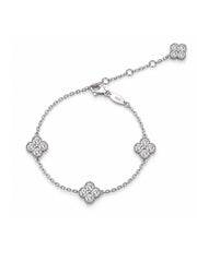 FOUR LEAF MOISSANITE S925 BRACELET