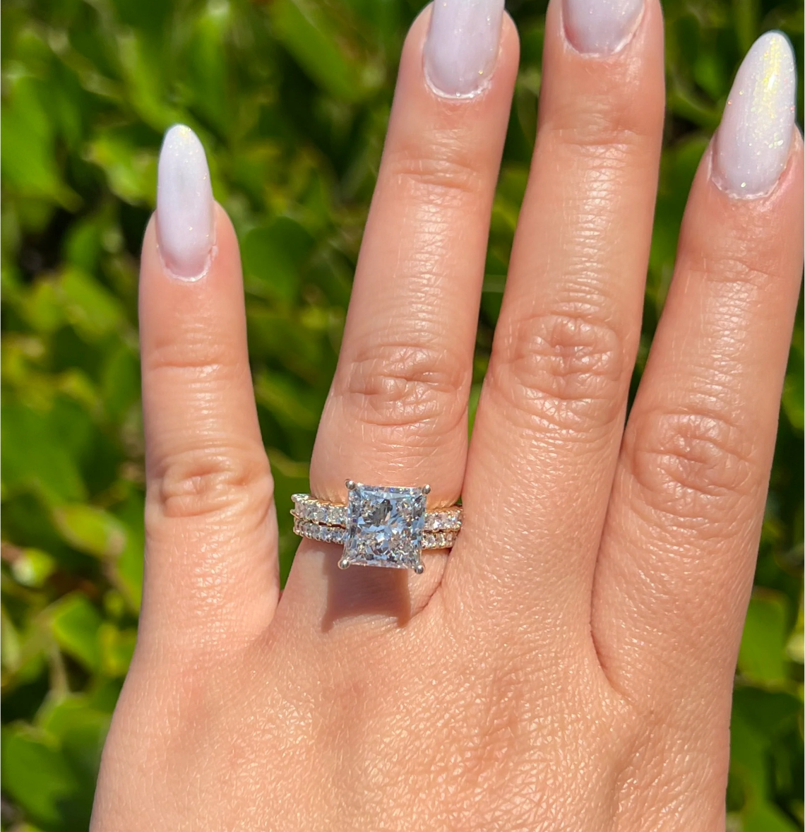 Tyra's Exclusive Link for 3 ct  princess cut lab grown diamond ring