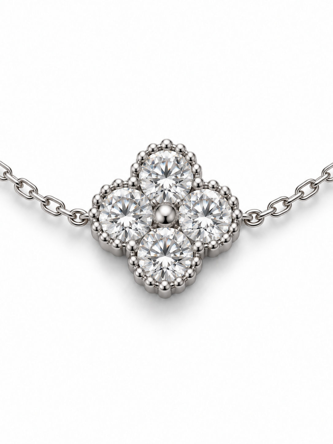 FOUR LEAF MOISSANITE S925 BRACELET