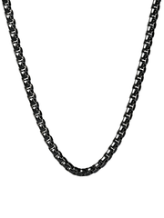 ROUND BOX CHAIN (BLACK) 2MM