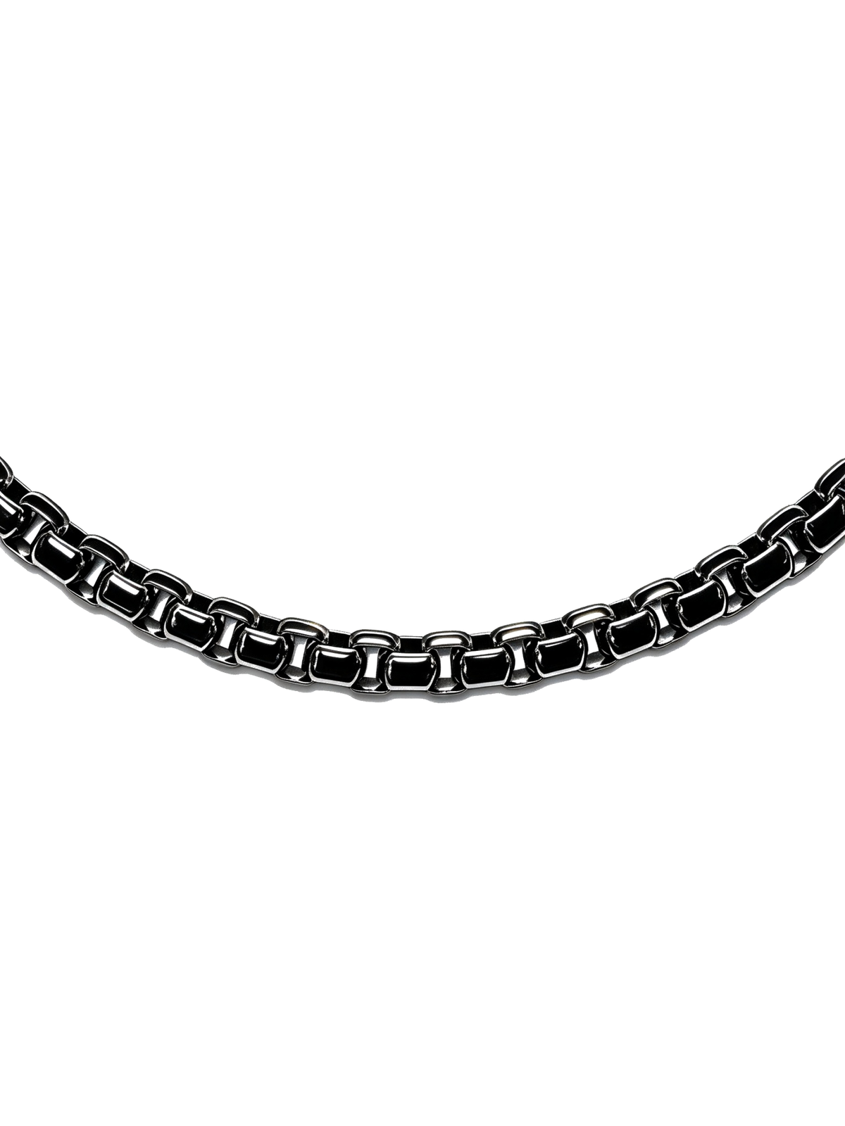 ROUND BOX CHAIN (BLACK) 2MM