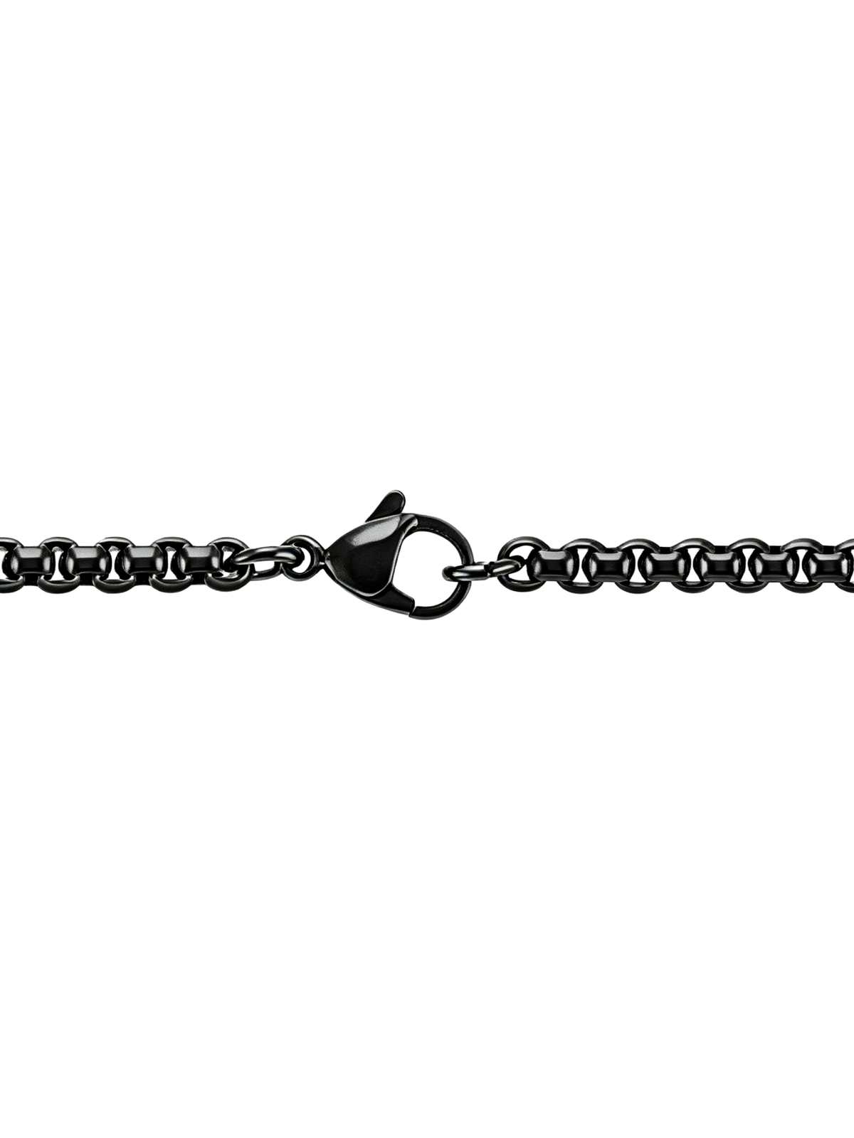 ROUND BOX CHAIN (BLACK) 2MM