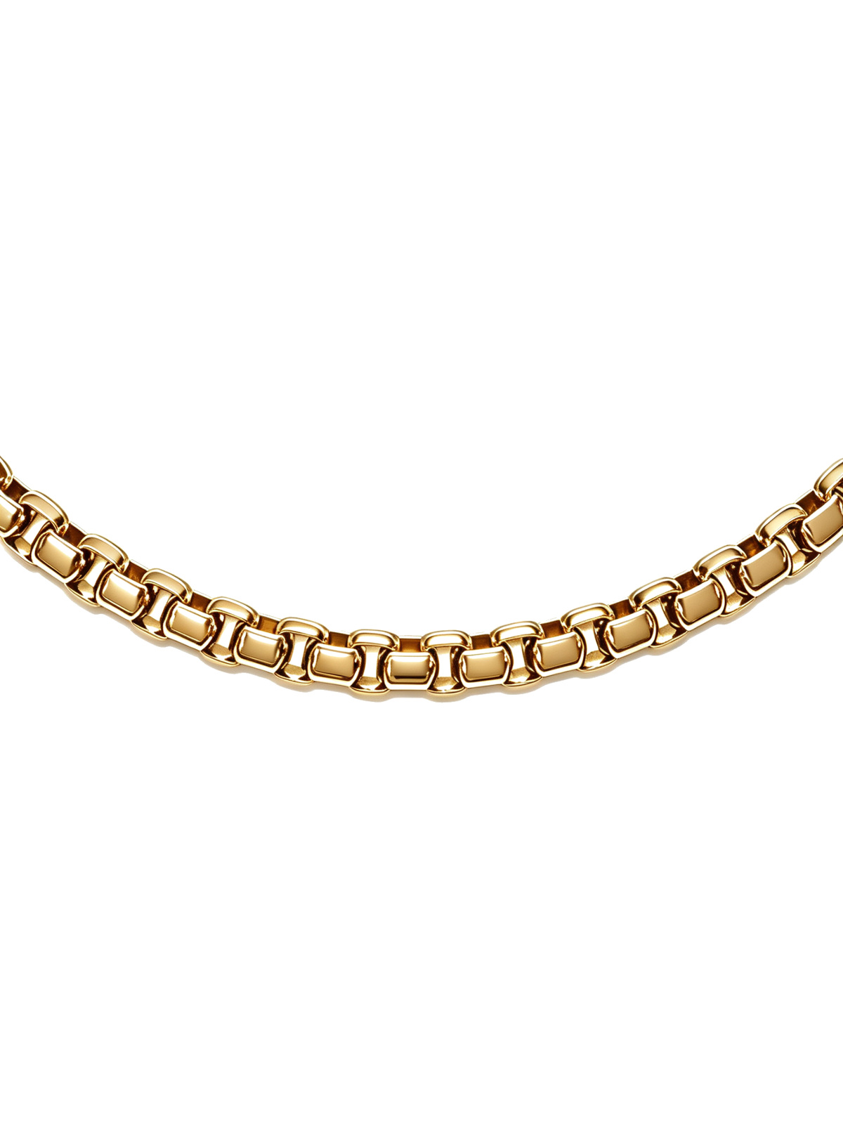 ROUND BOX CHAIN (GOLD) 2MM