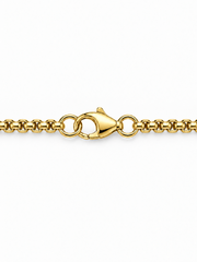 ROUND BOX CHAIN (GOLD) 2MM