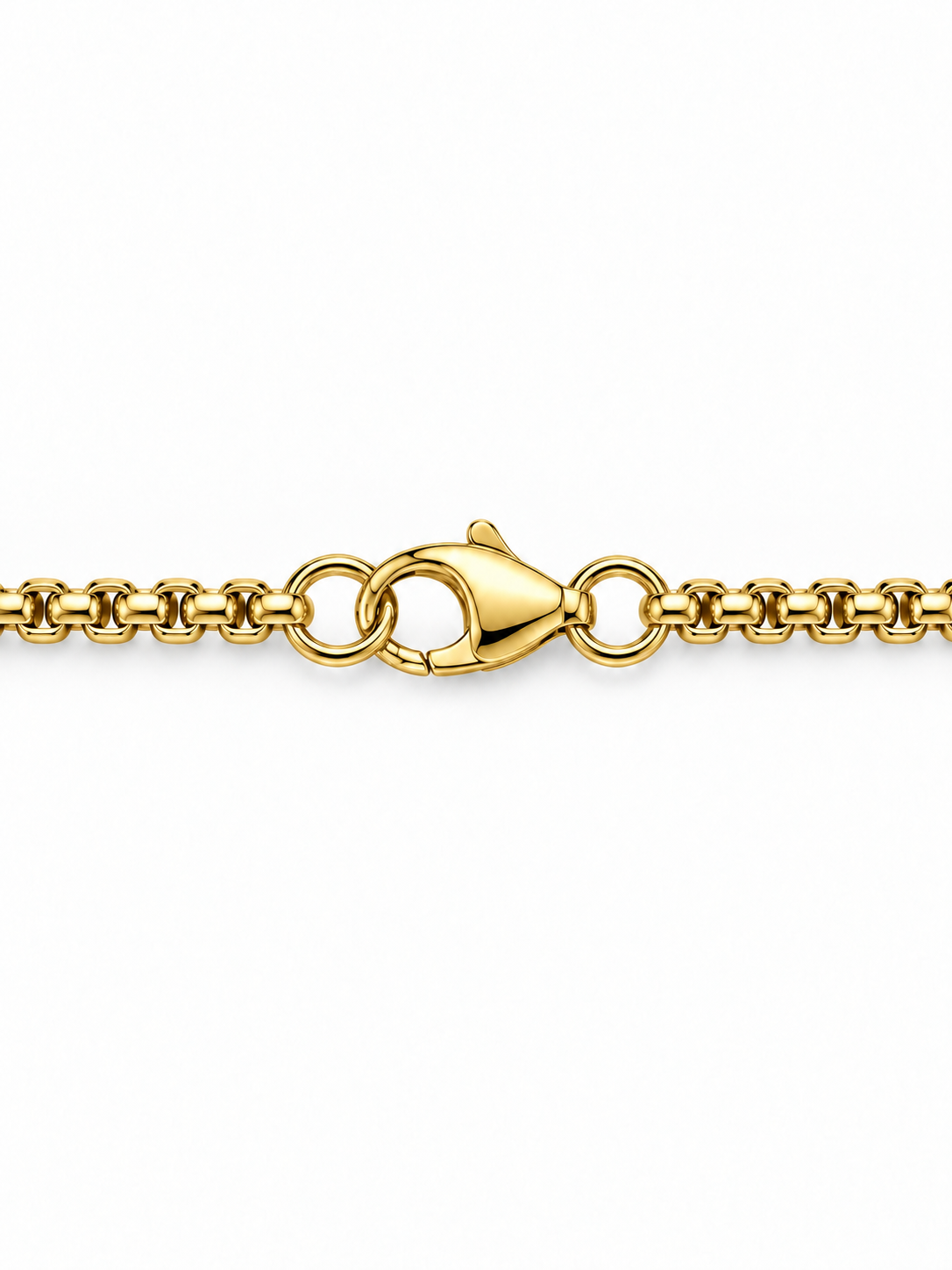 ROUND BOX CHAIN (GOLD) 2MM