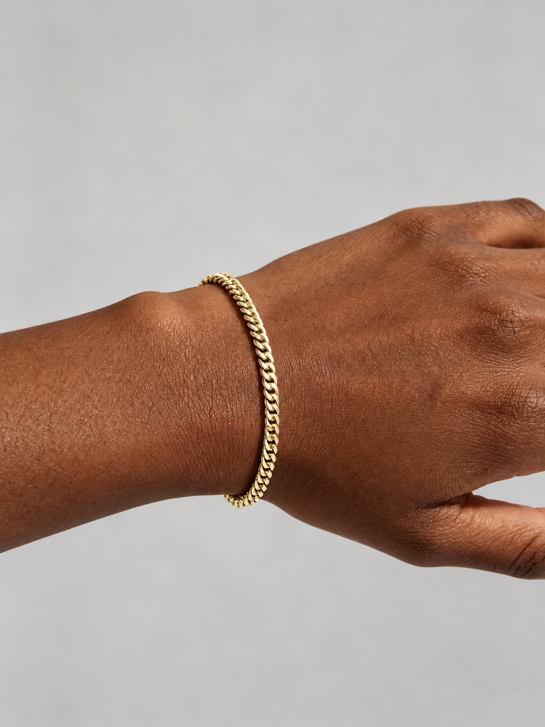 CUBAN BRACELET(GOLD) 4MM