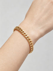 CUBAN BRACELET(GOLD) 8MM
