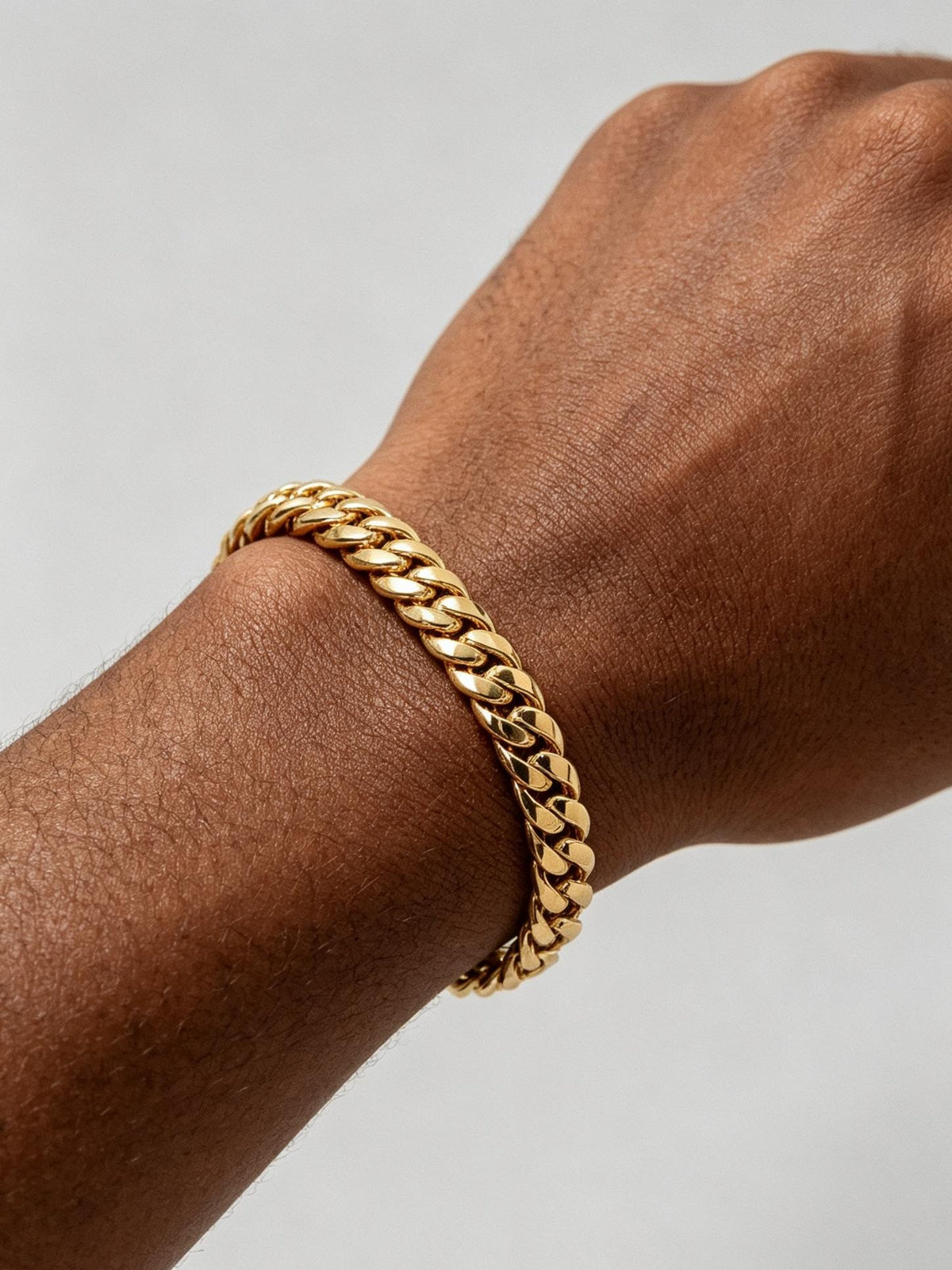 CUBAN BRACELET(GOLD) 8MM