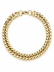 MIAMI CUBAN BRACELET (GOLD) 8MM