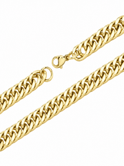 MIAMI CUBAN BRACELET (GOLD) 8MM