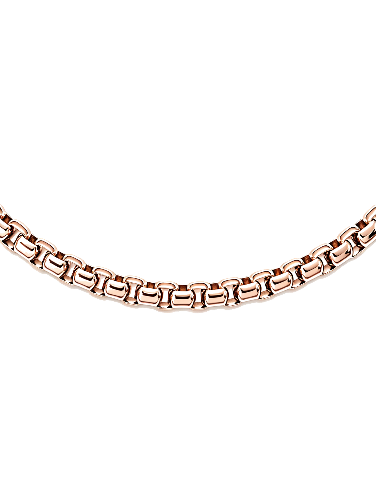 ROUND BOX CHAIN (ROSE GOLD) 2MM