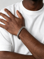 CUBAN BRACELET(SILVER) 10MM