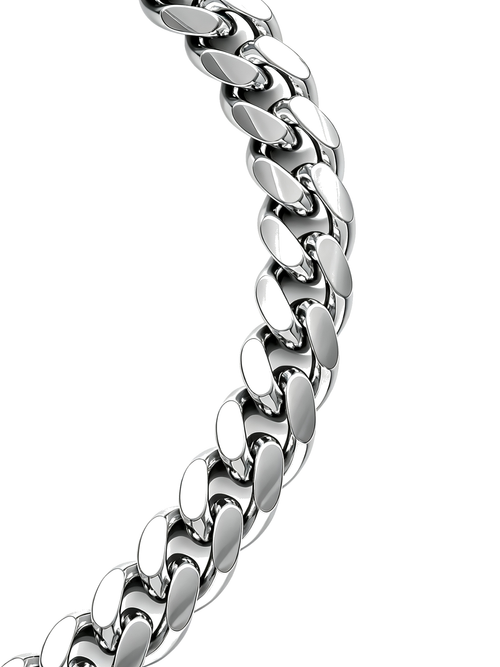 CUBAN BRACELET(SILVER) 10MM