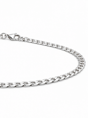 CURB CUBAN (SILVER) 6MM