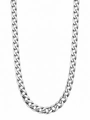 CURB CUBAN (SILVER) 6MM