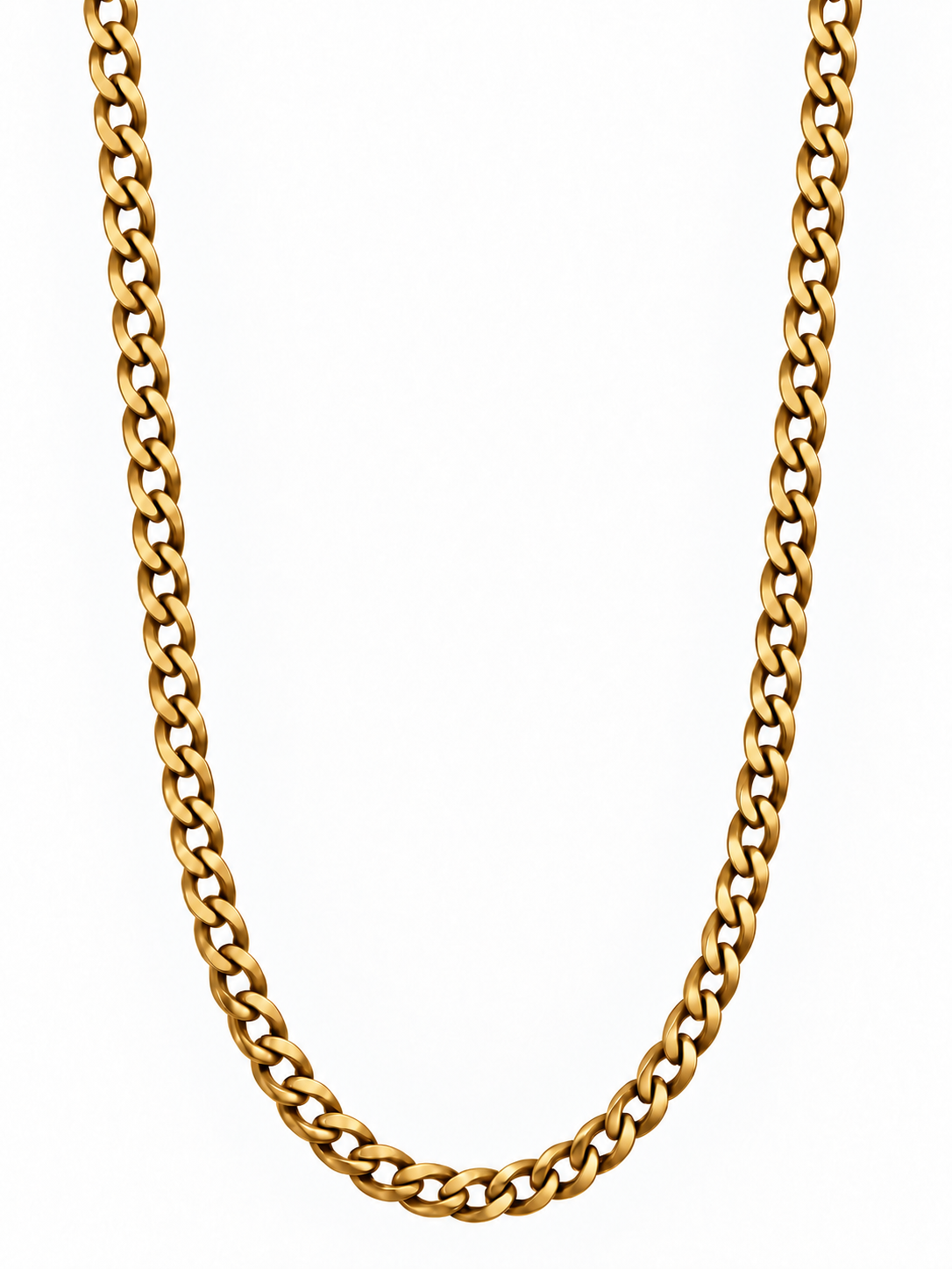 CURB CUBAN (GOLD) 4MM